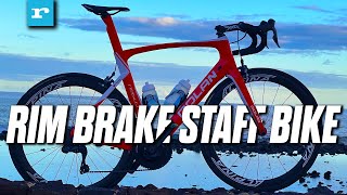 A Rim Brake Race Bike In 2023 Why One Of The Quickest Staff Members Is Not Using Discs [upl. by Herring]