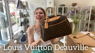 Louis Vuitton Deauville Bag Review [upl. by Muir]