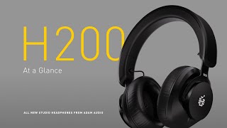 The ALL NEW ADAM Audio H200 Studio Headphones  At a Glance [upl. by Benedic]