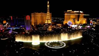 The Pink Panther Theme Song at The Bellagio Fountains [upl. by Ispep]