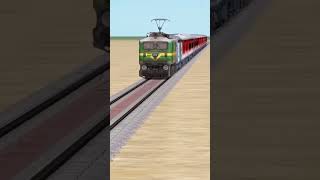 TRAINS VS SHARP TURN  Train Simulator  BUMPY RAILROAD  RAILWORKS  INDIAN TRAIN SIMULATOR 2024 [upl. by Atsirtal212]