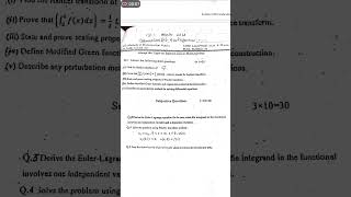 pu affiliated colleges 2014 mmp 417 past paper  mmp pu 2014 pastpapers viral viralvideo [upl. by Ahusoj]