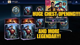 60K Gems Huge Chest Opening 🔥🔥🔥  Scorpion Vs PeaceMaker  Chest Opening  Injustice 2 Mobile [upl. by Liborio]