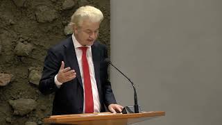 Inbreng Geert Wilders bij het debat over de geweldsincidenten in Amsterdam tweede termijn [upl. by Longerich]