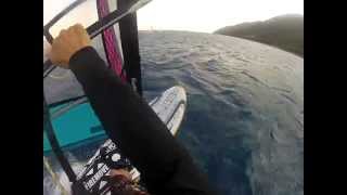 Windsurfing in Vassiliki Neilson Centre Cosmos to Pump station Water Start [upl. by Marilin]