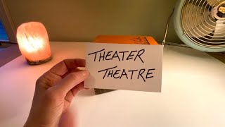 Let’s Dig into the Theater  Theatre  ASMR Soft Spoken [upl. by Laws]