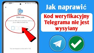 NAPRAW problem z logowaniem do Telegrama  weryfikacja telefoniczna Telegrama nie działa problem z [upl. by Temp778]