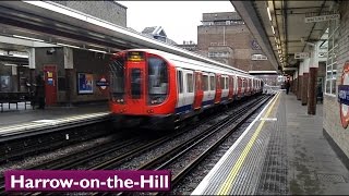 London Underground  HarrowontheHill  Metropolitan line  Chiltern Railways [upl. by Susanetta]