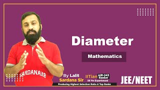 Diameter  Mathematics  L15  IITJEE [upl. by Eylhsa]