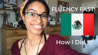 How I Became Fluent in SpanishFAST self taught [upl. by Aldus]