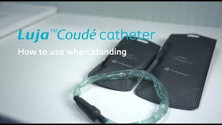 How to use Luja™ Coudé catheter while standing [upl. by Iclehc365]