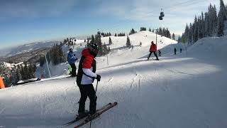 Jahorina 2023 4K 4  Crvena staza 1a i plava staza 1 [upl. by Tnarg]