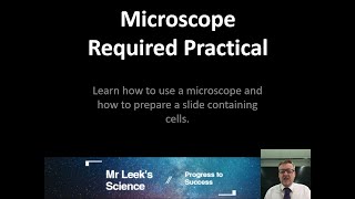 01 Microscopy Required Practical AQA GCSE Biology [upl. by Coulter]