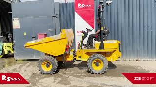 JCB 3T2 FT  3 TON DUMPER  RS MACHINERY HIRE AND SALE [upl. by Nnaeirb718]