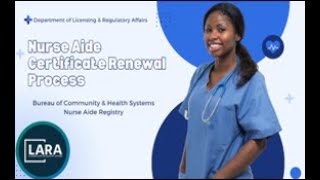 MI NURSE AIDE CERTIFICATION RENEWAL PROCESS [upl. by Ai]