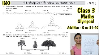 Olympiad Exam for Class 3 Maths 2023  Maths Olympiad Mock Test for Class 3  IMO Class 3 [upl. by Martz]