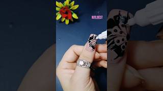 Nail art at home without tools 💅nailart naildesigns youtubeshorts nailpolish makeup shorts [upl. by Sirred]