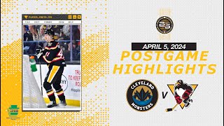 POSTGAME HIGHLIGHTS April 5 2024 [upl. by Heeley691]