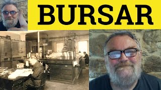 😎 Bursar Meaning  Bursary Definition  Bursar Examples  Bursary Explained  Bursar Bursary [upl. by Ayikur]