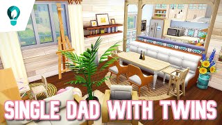 Single Dad with Twins Stonestreet Apartment Renovation  Love It or List It  Sims 4 Speed Build [upl. by Merrow117]