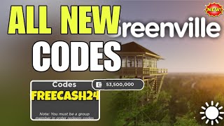 NEW ALL WORKING CODES FOR GREENVILLE IN 2024 GREENVILLE CODES  GREENVILLE ROBLOX CODES 2024 [upl. by Parlin966]