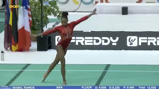 Alyssa GuerrierCalixte 🇨🇦 FX EF 12450 2024 Junior Jesolo Trophy [upl. by Ahsiekyt670]