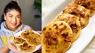 PUPUSAS REVUELTAS  FULL RECIPE WITH CHICHARRON FRIJOL amp QUESO [upl. by Owens485]