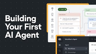 Building Your First AI Agent  Introduction to Voiceflow 2024 [upl. by Zzaj]