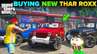 GTA 5  BUYING BRAND NEW THAR ROXX l GTA 5 GAMEPLAY l GTA 5 MODS l SHINCHAN amp CHOP [upl. by Anear]