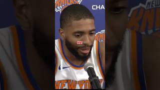 Mikal Bridges refuses Knicks contract 🤯🚨 nba nbabasketball [upl. by Llorrac]