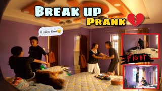 BREAKUP PRANK ON GIRLFRIEND  THIS HAPPEN 😱 WATCH TILL THE END 😰 [upl. by Enitsahc60]