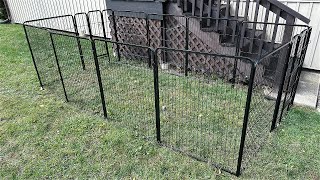 BestPet 40 inch Metal Dog Playpen  Easy to Install [upl. by Ade]