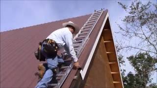 Building My Own Home Episode 41  Starting The Roof Trim [upl. by Ahseekan]