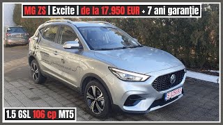 Review MG ZS un SUV mai bun decât Duster la 17950 EUR [upl. by Adidnere]