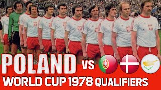 POLAND World Cup 1978 Qualification All Matches Highlights  Road to Argentina [upl. by Lennie360]