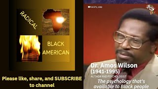 One of the greatest Black americans to ever live Amos Wilson [upl. by Alfonso]