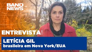 Brasileira conta como foi o terremoto em Nova York  BandNewsTV [upl. by Yliah361]