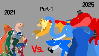 Willy’s Wonderland Vs Willy’s Wonderland 2 Part 12 Stick Nodes Animation [upl. by Kostival743]