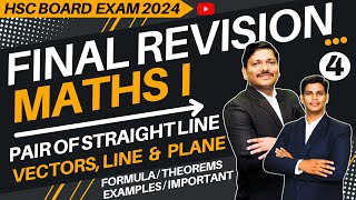 MATHS FINAL REVISION LEC 4 POSLVECTORS LINE amp PLANE  HSC BOARD EXAM 2024  hsc2024  Dinesh Sir [upl. by Juno431]