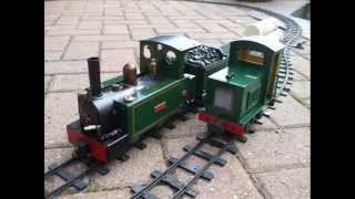 PJLW Radio Control RC Salem Mamod Live Steam Locomotive SL1 SM32 Garden Railway Tank Tender Engine [upl. by Nylesor]