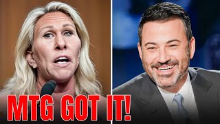 Trump FURIOUS After Jimmy Kimmel Takes Down Marjorie Taylor Greene [upl. by Salomie]