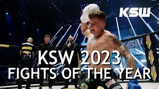 Walki 2023 roku w KSW  2023 KSW Fights of the Year [upl. by Deyas]