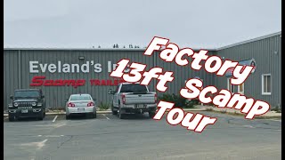 The Factory Tour and Instructions for our 13 Scamp Trailer [upl. by Elletse712]