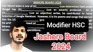 Modifier HSC  Jashore Board 2024  jashoreboard2024 [upl. by Eirollam]