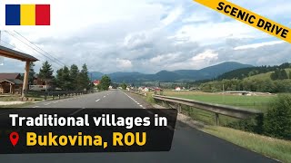 🔴 Romania • Traditional villages in Bukovina 🇷🇴【1080p HD】Driving in Bucovina  Bukovina  Bukovyna [upl. by Newton]