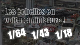 COMPRENDRE LES ECHELLES POUR DEBUTER UNE COLLECTION DE VOITURES MINIATURES [upl. by Surat]