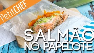 Salmão no papelote [upl. by Vonny]