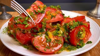 Die leckerste TomatenVorspeise aller Zeiten 🍅 Zaubersalat – einfach und schnell [upl. by Shig]