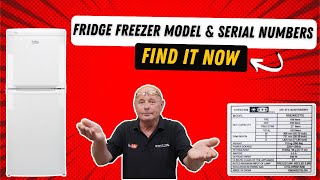 How to find your model number amp serial number on a Fridge Freezer [upl. by Elakram]