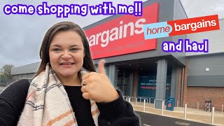 COME SHOP WITH ME HOME BARGAINS EDITION [upl. by Macegan]